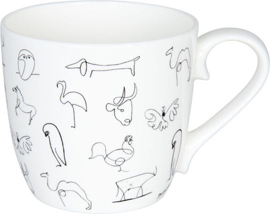 Konitz Picasso Cană din Porțelan 425ml