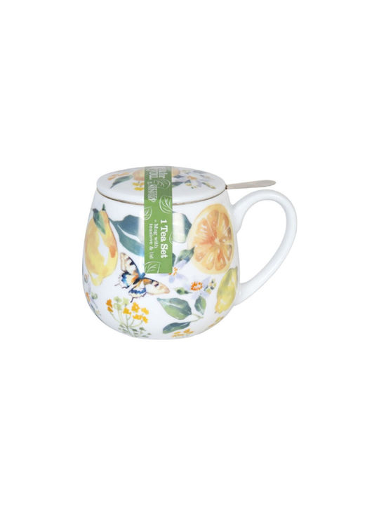 Konitz Cană din Porțelan Galbenă 420ml