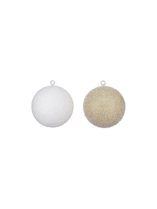 White and Gold Foam Ball 2-color Ø20cm