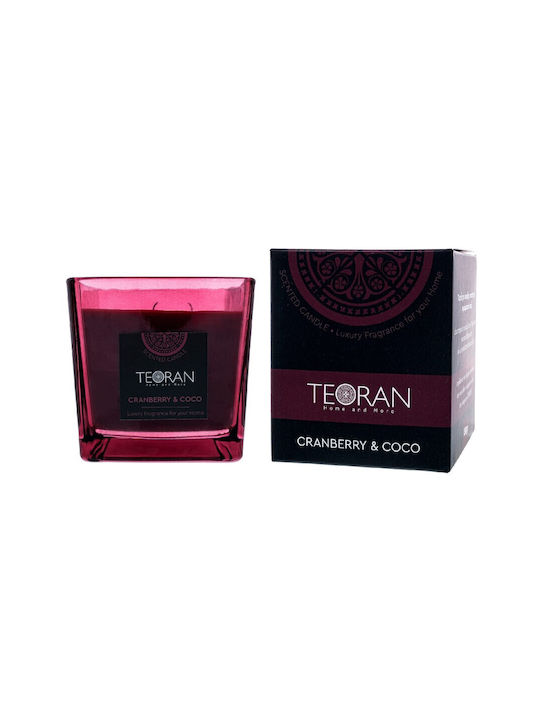 Teoran Aromatisches Kerze mit Parfüm Kokosnuss 410gr