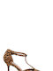 Pantofi Stiletto Leopard cu Curea