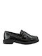Лачени Дамски Loafers в Черен Цвят