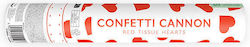 Confetti Cannon Red Paper Hearts 28cm Confetti Cannon Red Paper Hearts 28cm