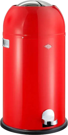 Trash Basket Red Kickmaster Maxi 40l Wesco