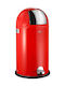 Trash Basket 40l Kickboy Red Wesco