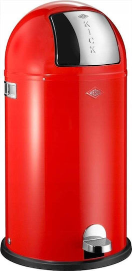 Mülleimer 40l Kickboy Rot Wesco