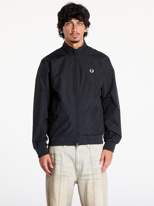 Fred Perry Brentham Χειμωνιάτικο Μπουφάν Black