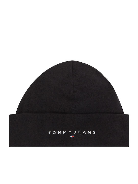Beanie Unisex Fleece Beanie Knitted in Black color