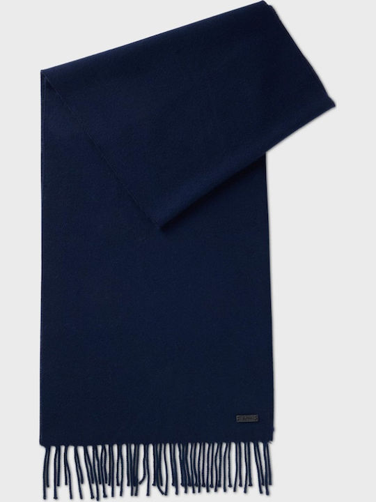 Naster Men's Wool Scarf Navy Blue