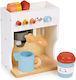 Mentari Kinderhaushaltsgerät Kaffeemaschine aus Holz