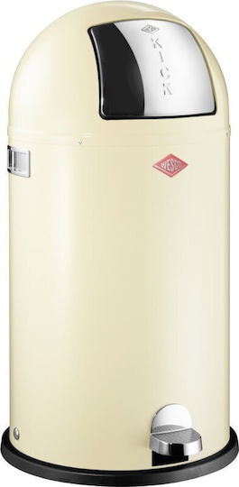 Mülleimer 40l Kickboy Beige Wesco