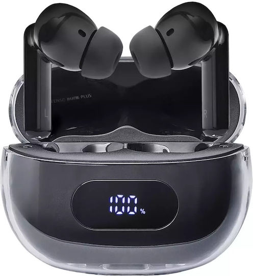 Intenso T310AE In-Ear Bluetooth-Freisprecheinrichtung Kopfhörer mit Ladeetui Schwarz