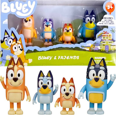 Bluey Figures 4 Pieces