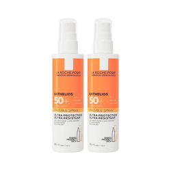 La Roche Posay Anthelios Invisible Waterproof Sunscreen Lotion for the Body SPF50 in Spray 2x0ml