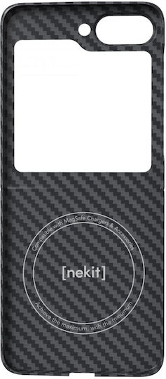 Nekit Umschlag Rückseite Aramid Fiber 1mm Schwarz (Galaxy Z Flip6)