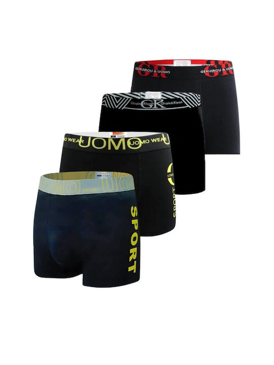 Uomo Men's Boxers Colorful 4Pack