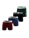 Uomo Herren Boxershorts Colorful 4Packung