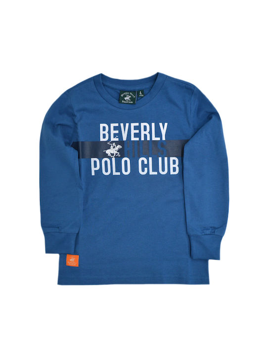 Beverly Hills Polo Club Παιδική Μπλούζα Μακρυμάνικη Μπλε