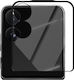 Avizar Panzerglas Xiaomi Mix Flip Externer Bildschirmschutz Schwarz