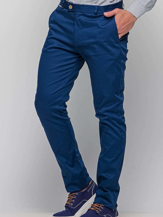 Brand'S Men's Trousers Slim Fit Blue