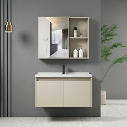 Woodwell IDEA-1 Πάγκος με Νιπτήρα & Καθρέπτη Μ6...