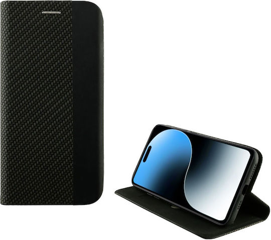 Idol 1991 Elite Anti-rfid Buchen Sie Synthetisches Leder / Silikon Schwarz (iPhone 17 Pro Max / iPhone 17 Pro / iPhone 16 Pro Max)