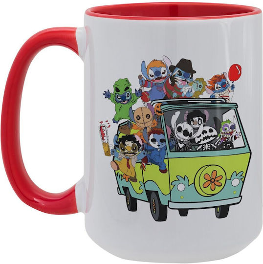 Koupakoupa Halloween Mug Ceramic Red 450ml