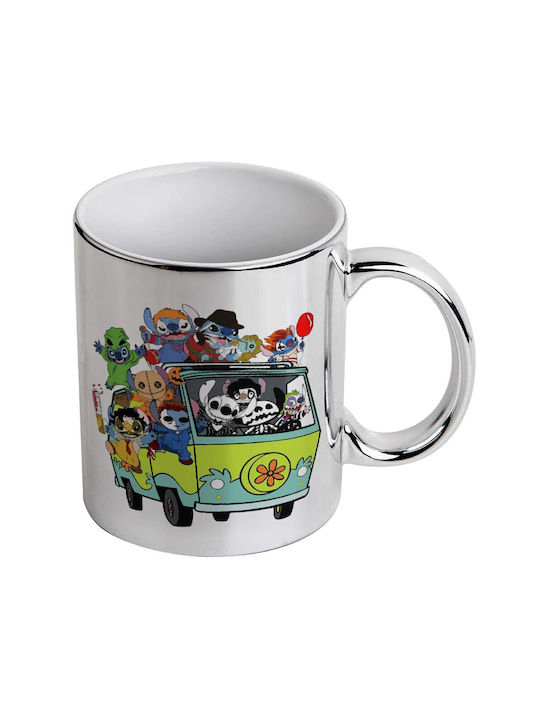 Koupakoupa Halloween Mug Ceramic Silver 330ml