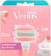 Venus Spa Breeze mit Gleitstreifen für empfindliche Haut 4Stück