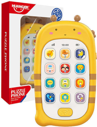 Huanger Toy Phone with Sounds for 18++ Months