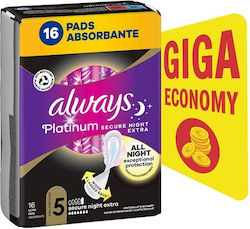 Always Platinum Secure Hygienepads Nacht 16Stück