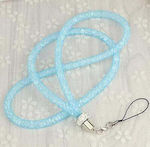 Neck Strap for Mobile Phones Light Blue