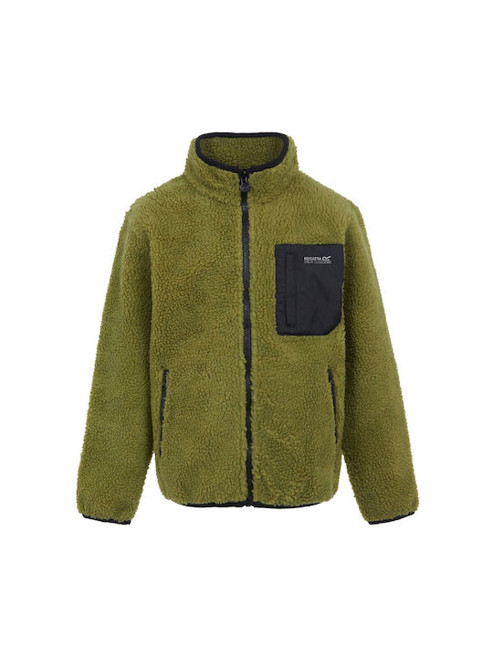 Regatta Kids Cardigan Fleece Green