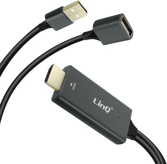 Hdmi Adapter + 1x Männlicher Usb-Anschluss 1x Weiblicher Usb-Port Linq
