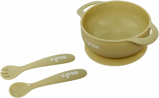 U-Grow Παιδικό Μπωλ Φαγητού από Σιλικόνη 3τμχ