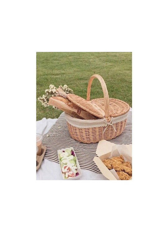 Decorative Basket Wicker 32x25x32cm Lalos