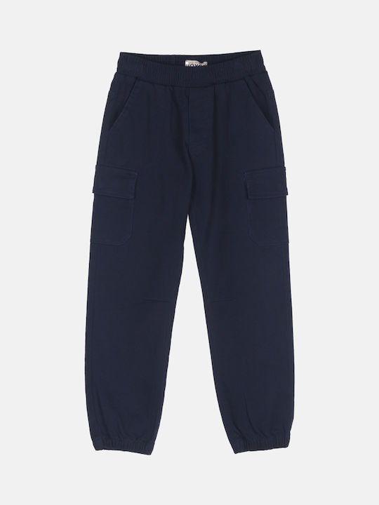 Joyce Kids Cargo Trousers Blue