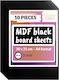 Creative Deco 10 X Plăci MDF A4 Negre 300 X 210...