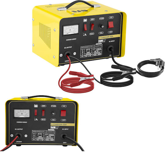 MSW Portable Car and Truck Battery Jump Starter 320A 12/24V 30A / 130A Starting Current