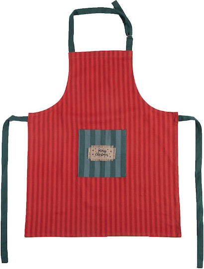 Nef-Nef Homeware Straight To Christmas Коледна Кухня Αpron Червен Д63xШ79см.