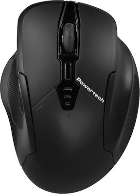 Powertech Wireless Ergonomic Mouse Black