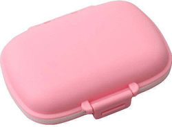 Organizator Medicamente Plastic 8 Compartimente 0.1 L Roz Flippy 11 X 7 Cm