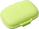 Medikamenten-Organizer Kunststoff 8 Fächer 0,1 L Grün Flippy 11 x 7 cm