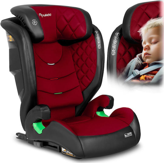 Nukido Louis Baby Car Seat i-Size with Isofix Black-Red 15-36 kg