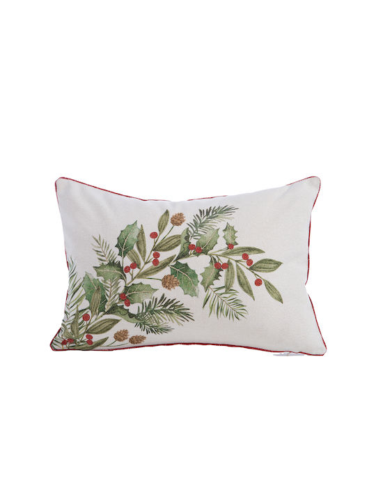 Nef-Nef Homeware Christmas Decorative Pillow Rectangular Multicolour 30x45cm