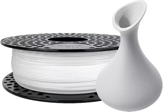 Azurefilm PLA 3D Drucker Filament 1,75mm Weiß 1kg 1 Stück Spule