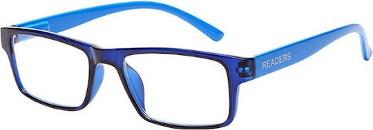 Readers Herren Lesebrille +1.50 in Blau Farbe RD193