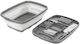 Wenko Rectangular Plastic Chopping Board Set Multicolour 24x34cm