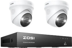 Zosi Sistem Integrat CCTV cu 2 Camere 8MP