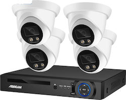 Security Camera Sistem Integrat CCTV cu 4 Camere 8MP